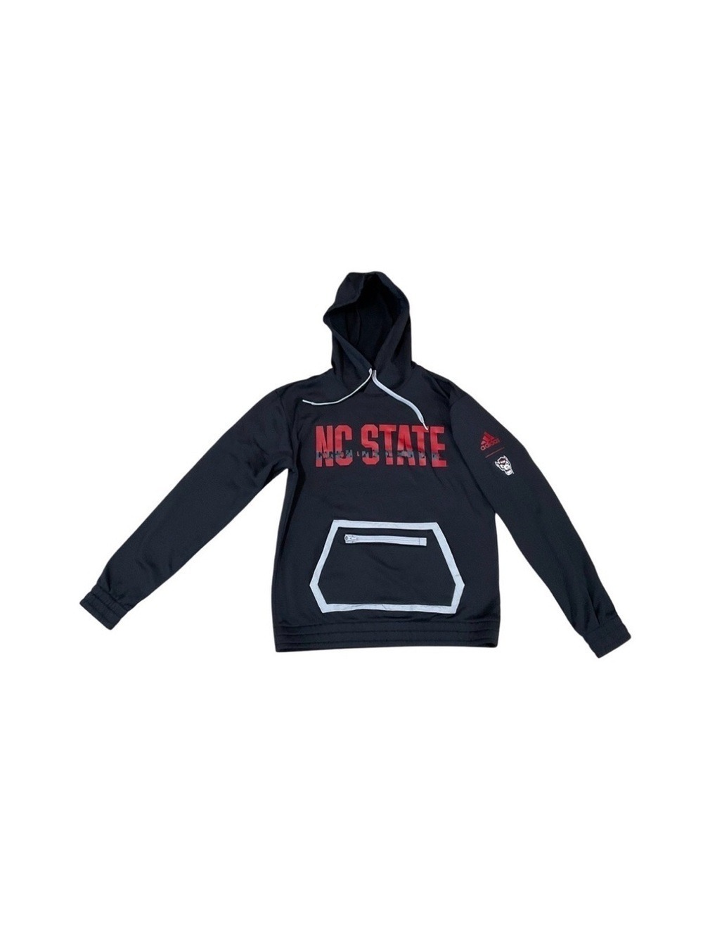 Adidas NC State Wolfpack Hooded Pullover Small NCSU Wolfpack in the house Hoodie